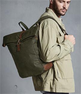 Quadra Heritage Waxed Canvas Backpack